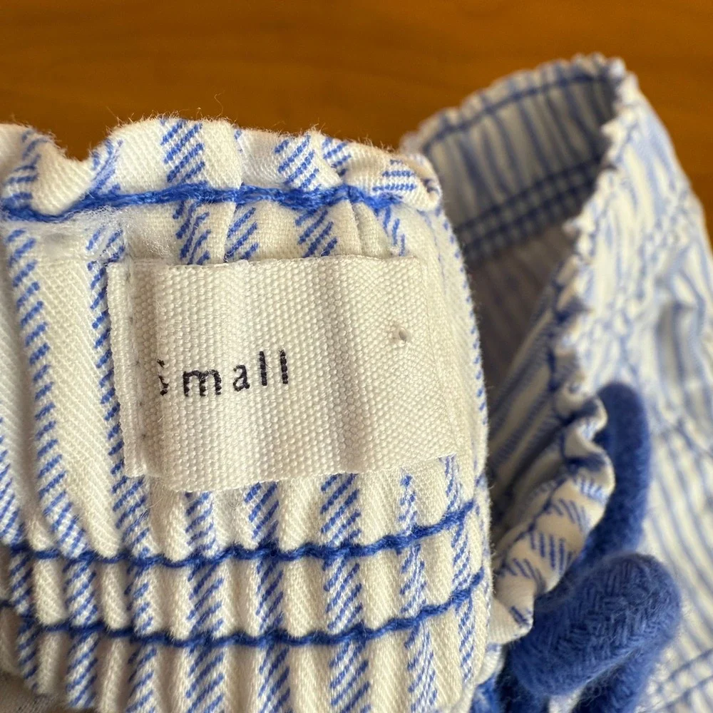 SALE Gap Kids Girls Blue White Striped Shorts Elastic Waist Summer Beach‎ Casual